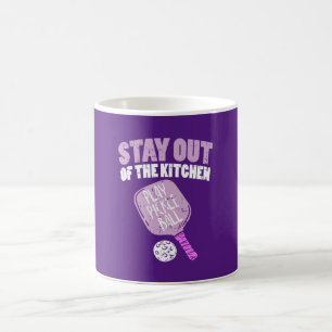 Caneca De Café Pickleball - Fique Fora da Cozinha
