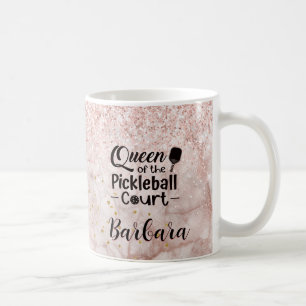 Caneca De Café PIckleball Gal Queen da Corte
