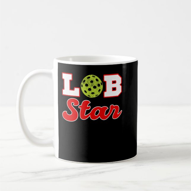 Caneca De Café Pickleball Lob-Star Funny Pickleball Player Gift 7 (Esquerda)