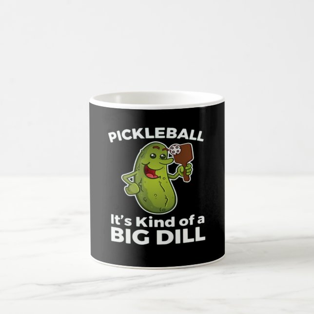 Caneca De Café Pickleball Meio que um Grande Dilema (Centro)