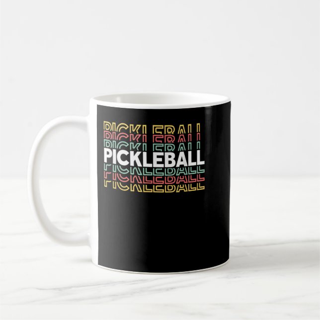 Caneca De Café Pickleball Men & Women Pickler Player 747 (Esquerda)