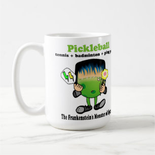 Caneca De Café Pickleball - Monstro dos Esportes do Frankenstein
