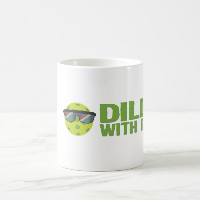 Caneca De Café Pickleball Mug "Dill With It" (Centro)