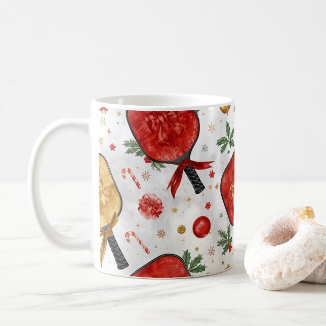 Caneca De Café Pickleball Natal com Remo  (Com Donut)