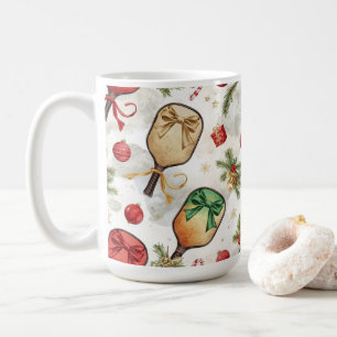 Caneca De Café Pickleball Natal com Remo