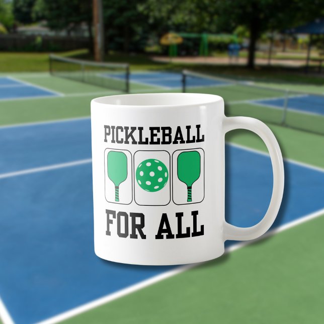 Caneca De Café Pickleball para todas as planadoras e esferográfic (Criador carregado)