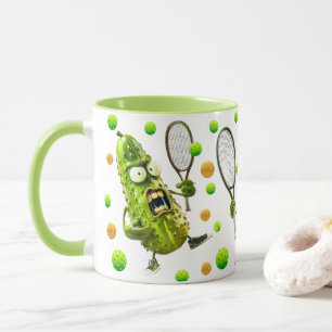 Caneca de Café Pickleball Pickles