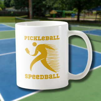 Caneca De Café Pickleball Speedball com velocidade