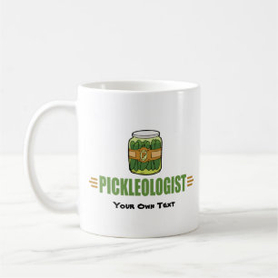 Caneca De Café PICKLEOLOGISTA Engraçado Pickles