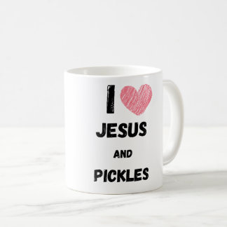 Caneca De Café Pickles and Jesus Religious