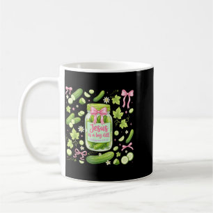 Caneca De Café Picles Cristãos Engraçados E Humor Da Fé De Jesus