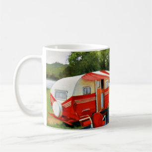 Caneca De Café Picnic retrô