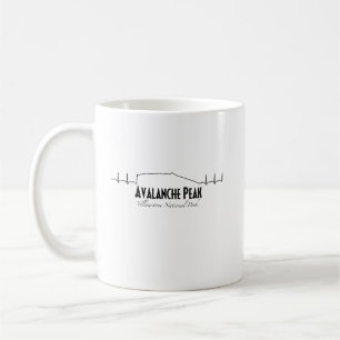 Caneca De Café Pico Avalanche, Batimento cardíaco de Yellowstone.
