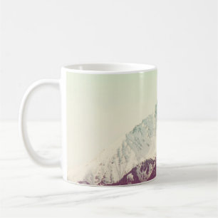 Caneca De Café Pico de inverno, filtro de colheita de hipsteres