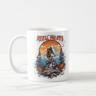 Caneca De Café Pico de pedal, cavaleiro de montanha elétrica