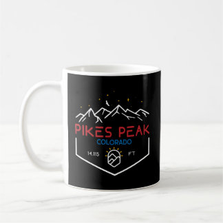 Caneca De Café Pico de Pikes de Montanha Colorado 14115 Ft