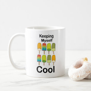 Caneca De Café Picolé Mantendo-me Fresco Verão 