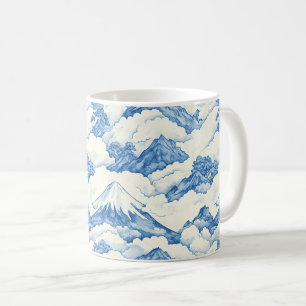 Caneca De Café Picos Majestosos - Montanha para Amantes da Nature