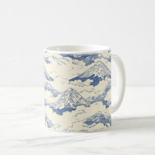 Caneca De Café Picos Majestosos - Montanha para Amantes da Nature