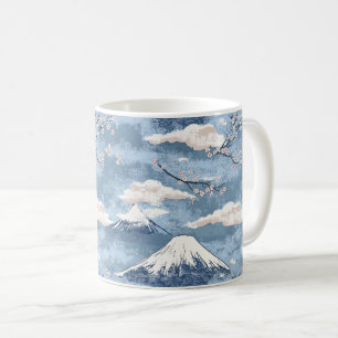 Caneca De Café Picos Majestosos - Montanha para Amantes da Nature