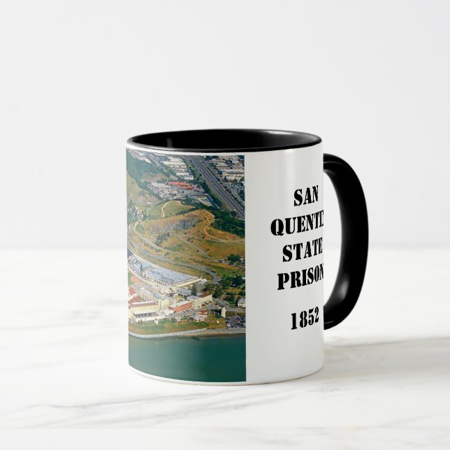 Caneca de café pictórico da prisão de San Quentin (Frente Esquerda)