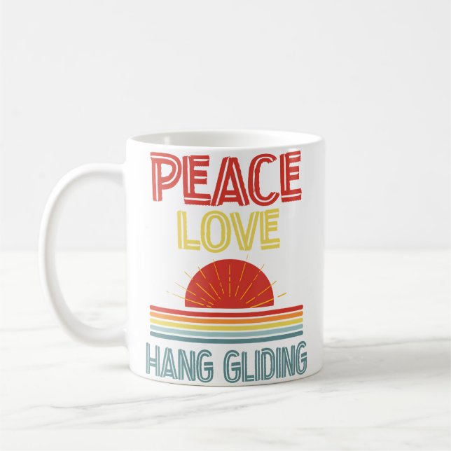 Caneca De Café Piece Love Hang Gliding Funny (Esquerda)