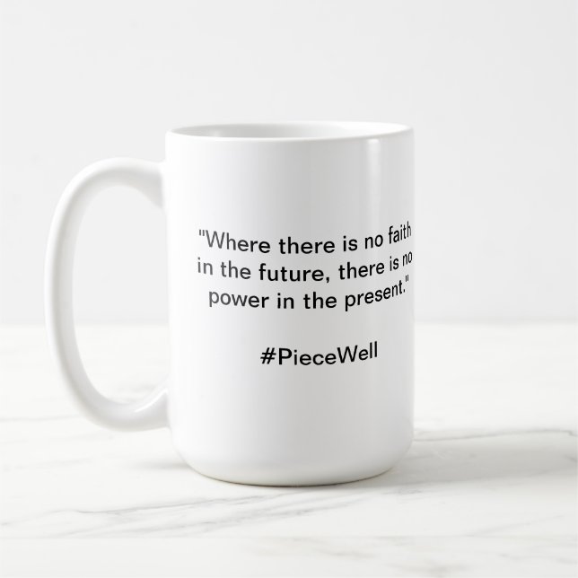 Caneca De Café PIeceWellQuote (Esquerda)