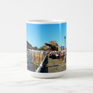 Caneca De Café Pier e Castle em Gorey, Jersey