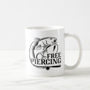 Caneca De Café Piercing Grátis