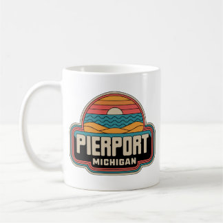 Caneca De Café Pierport 70s Retro Michigan Vintage