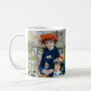 Caneca De Café Pierre-Auguste Renoir - Duas irmãs no Terraço