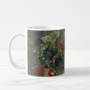 Caneca De Café Pierre-Auguste Renoir - Flores em um Vaso 1866