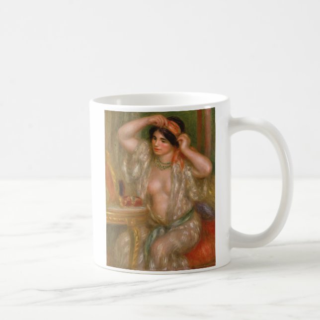 Caneca De Café Pierre Auguste Renoir | Gabrielle no espelho (Direita)