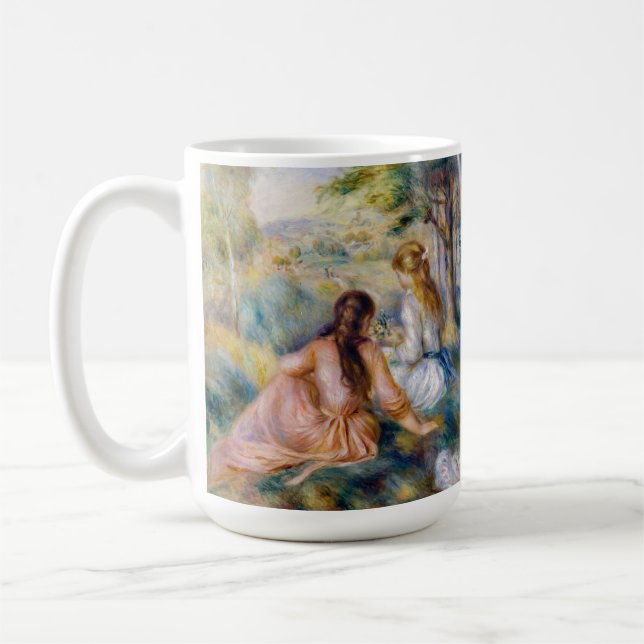 Caneca De Café Pierre-Auguste Renoir - No Prado (Esquerda)