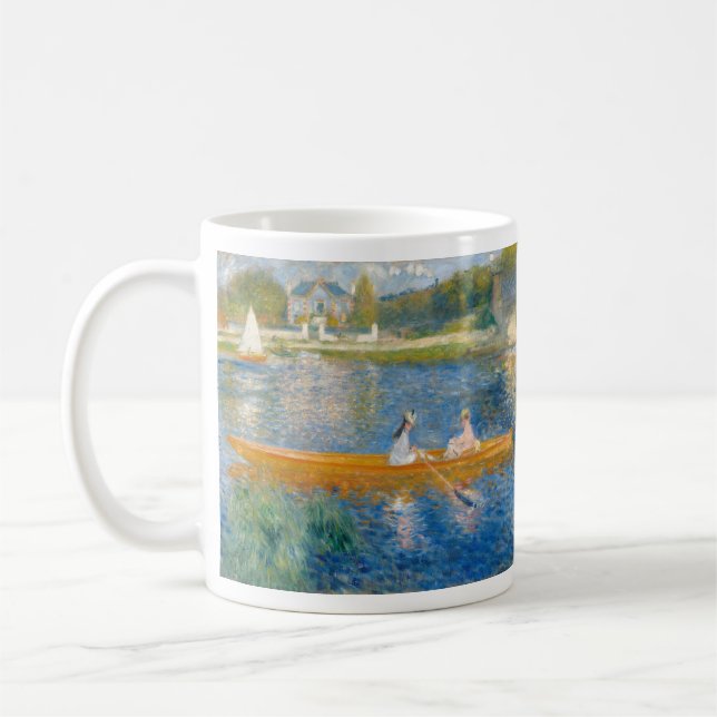 Caneca De Café Pierre-Auguste Renoir - O Skiff (Esquerda)