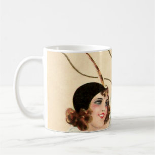 Caneca De Café Pierrot e Pierrette Beijo na Mão por Sophia Chiost