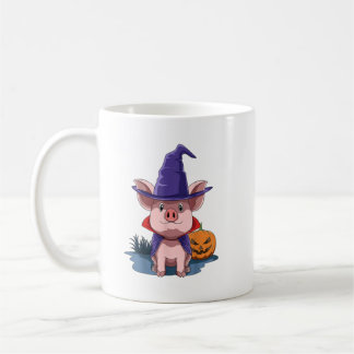 Caneca De Café Pig Halloween Pig Lover Gift Pig Halloween Pumpkin