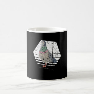 Caneca De Café Pigeon Retro
