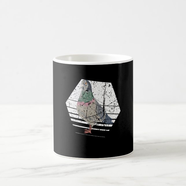 Caneca De Café Pigeon Retro (Centro)