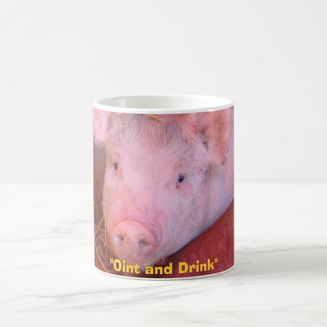 Caneca De Café piggies3, "Oint e bebida " (Centro)