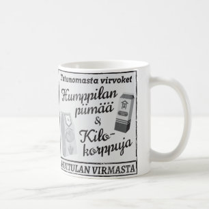Caneca De Café Piimää de Huttulan - huumorimuki dos sananmuunno