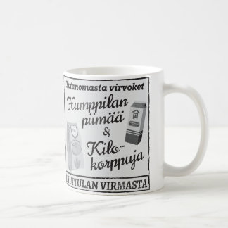 Caneca De Café Piimää de Huttulan - huumorimuki dos sananmuunnos