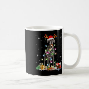 Caneca De Café Pijama com Luzes de Fada e Chapéu de Papai Noel pa