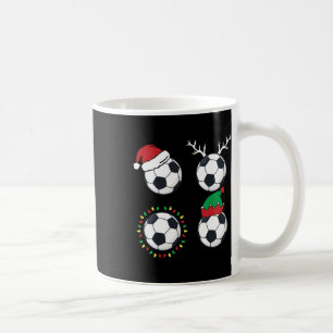 Caneca De Café Pijama de Futebol Byll Santa Chapéu Elfo Rena de N