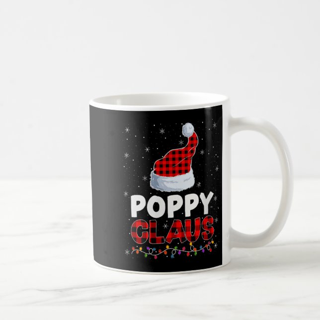 Caneca De Café Pijamas de Natal da Sra. Claus de Natal Combinando (Direita)