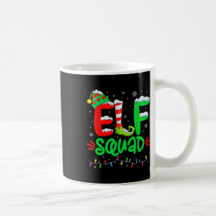 Caneca De Café Pijamas Natalinos Combinando Família Elfo Esquadrã