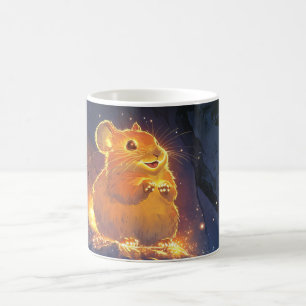 Caneca De Café pika é representado com uma pelagem laranja