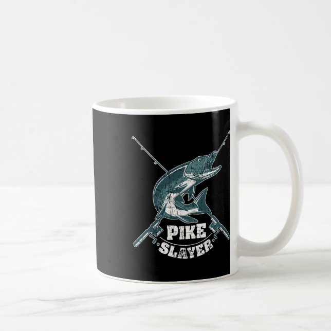 Caneca De Café Pike Slayer Fish Norte Pike (Direita)