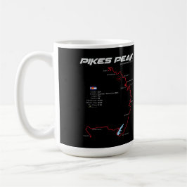 Caneca De Café Pikes Peak Colorado USA Route 01