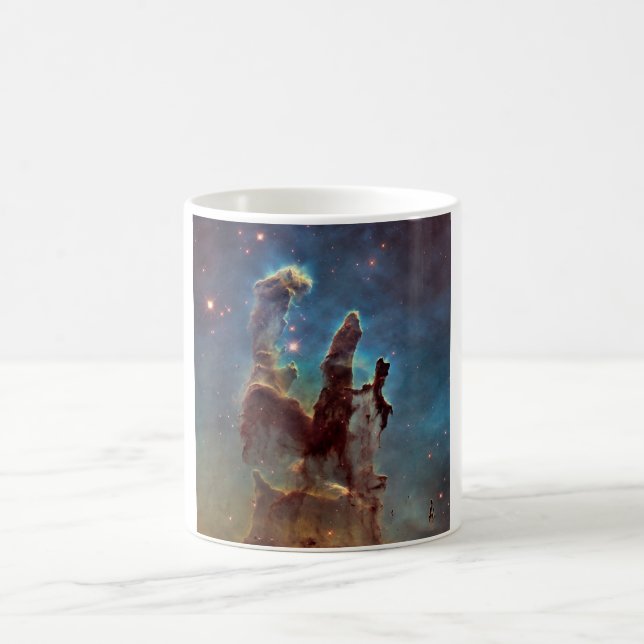 Caneca De Café Pilares da Criação, Espaço de Hubble da Nebulosa d (Centro)